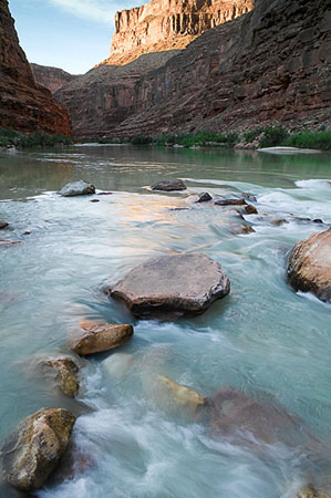 River Sunset at North Canyon